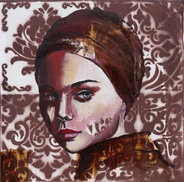 Print of Portrait Paintings by Donatella Marraoni