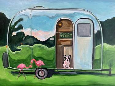 Print of Fine Art Transportation Paintings by Gail Buggy