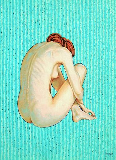 Print of Nude Paintings by Marcelo Villacrés