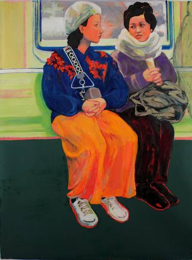 Print of Figurative People Paintings by Kathleen Migliore-Newton