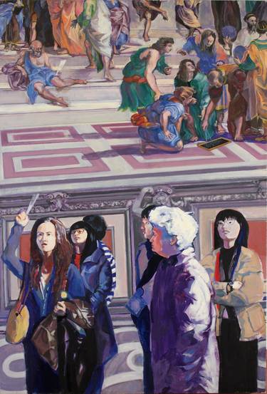 Original Conceptual People Paintings by Kathleen Migliore-Newton