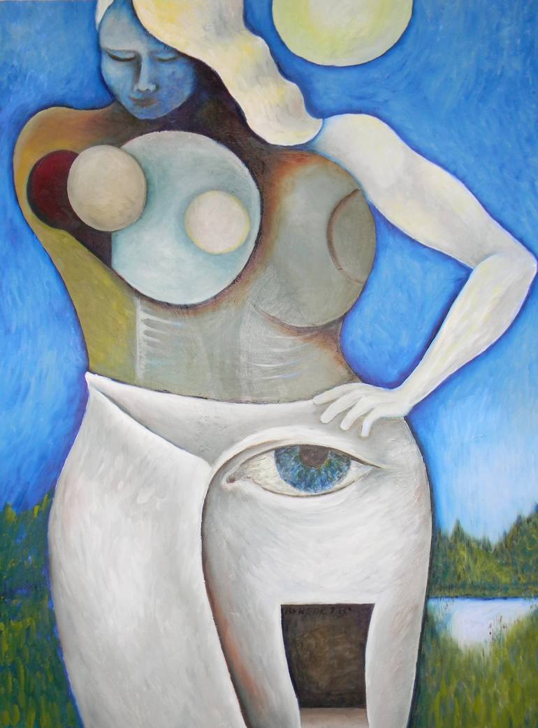 Print of Expressionism Women Paintings by John Benedetto