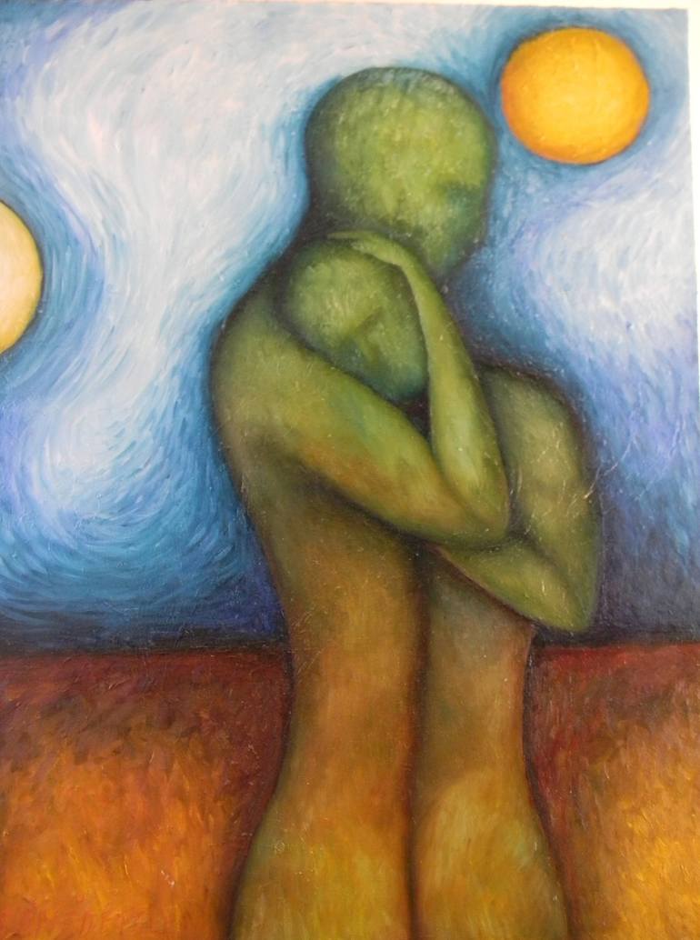 Print of Expressionism Love Paintings by John Benedetto