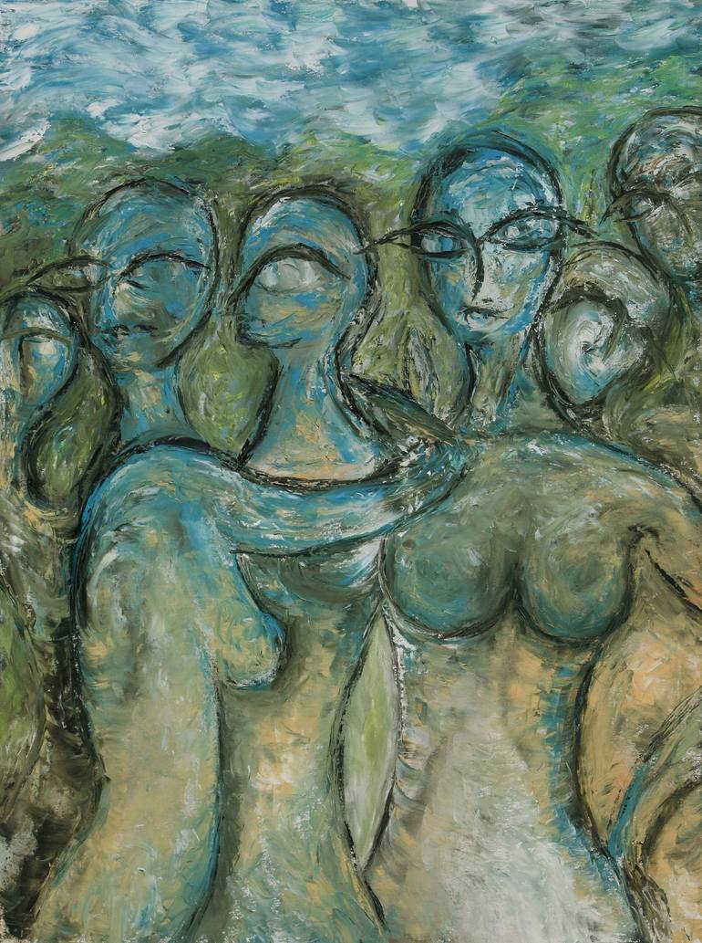 Print of Expressionism Women Paintings by John Benedetto