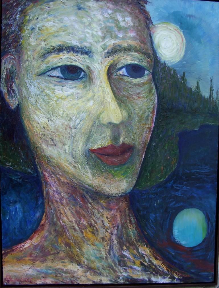 Print of Expressionism Portrait Paintings by John Benedetto