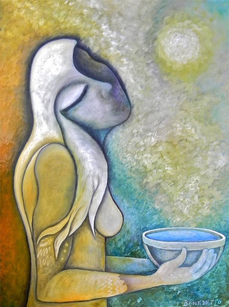 Original Expressionism People Paintings by John Benedetto