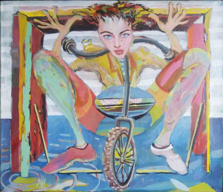 Inventor Painting by Slikar Dusan D Petrovic | Saatchi Art Brazil