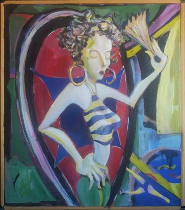 Original Expressionism Women Paintings by Slikar Dusan D Petrovic