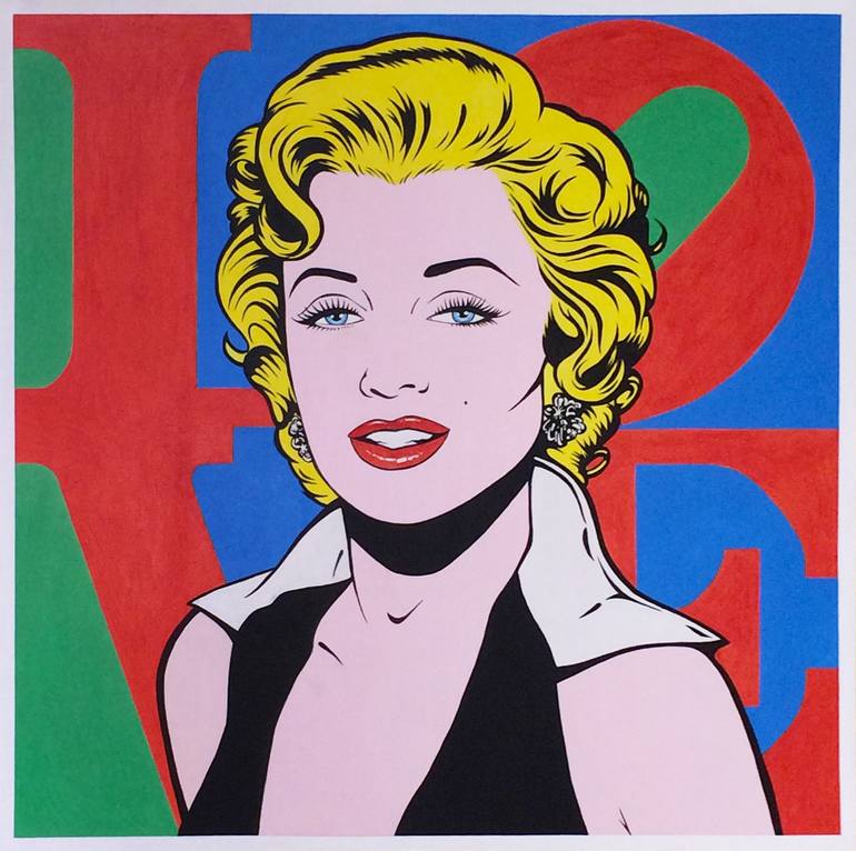 MAYLIN MONROE Painting by Alejandro Iturralde Arquiola | Saatchi Art