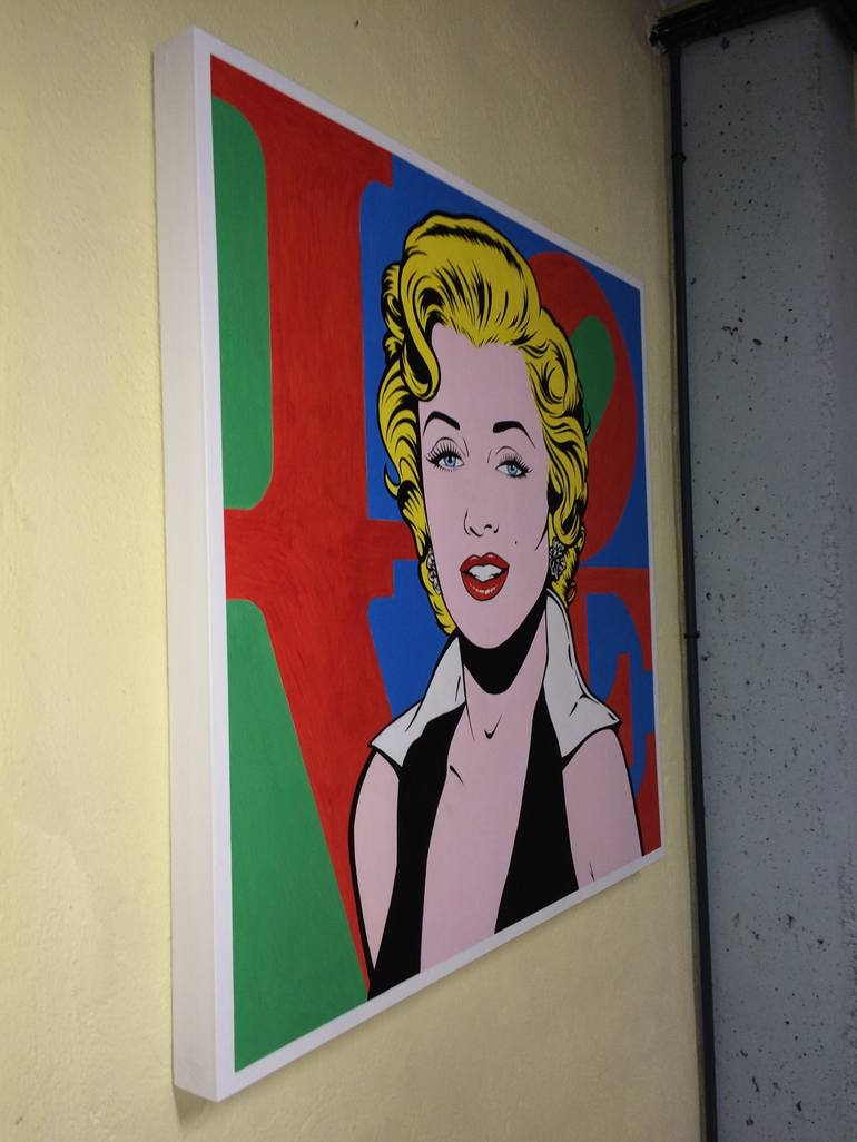 Original Pop Art Celebrity Painting by Alejandro Iturralde Arquiola