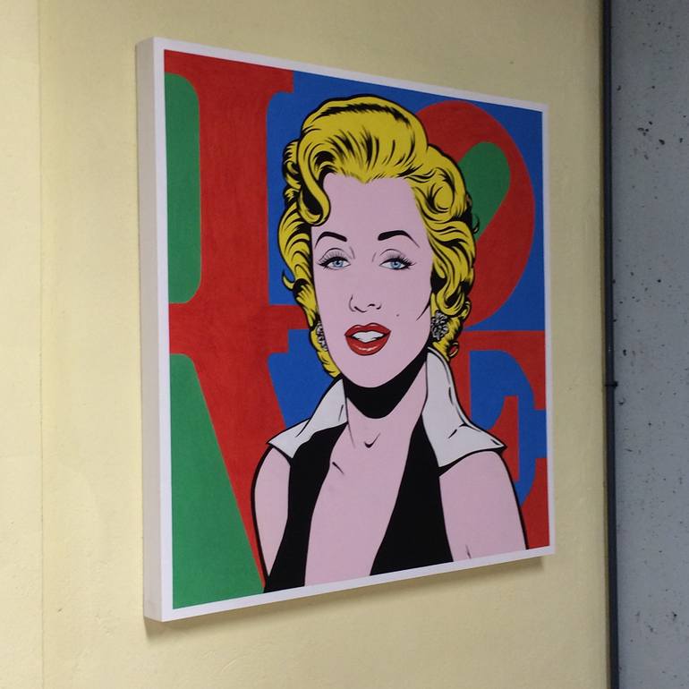 Original Pop Art Celebrity Painting by Alejandro Iturralde Arquiola