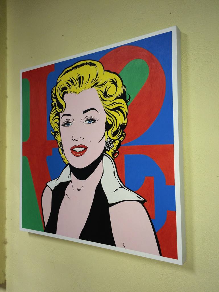 Original Pop Art Celebrity Painting by Alejandro Iturralde Arquiola