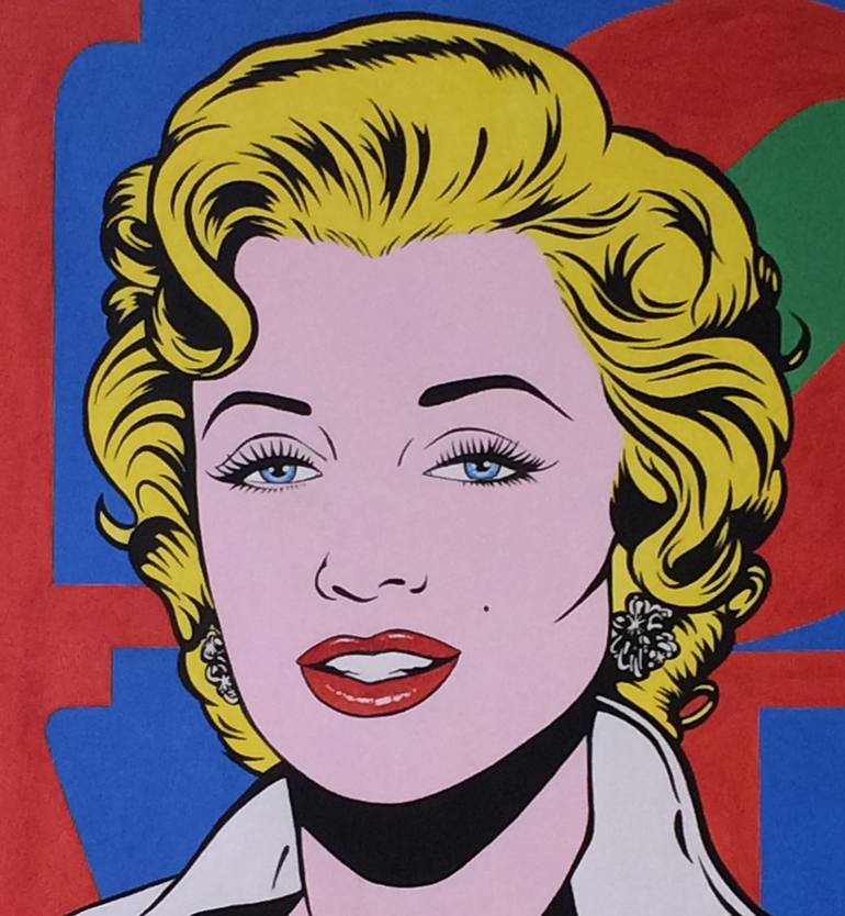 Original Pop Art Celebrity Painting by Alejandro Iturralde Arquiola