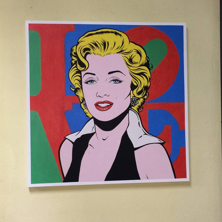 Original Pop Art Celebrity Painting by Alejandro Iturralde Arquiola