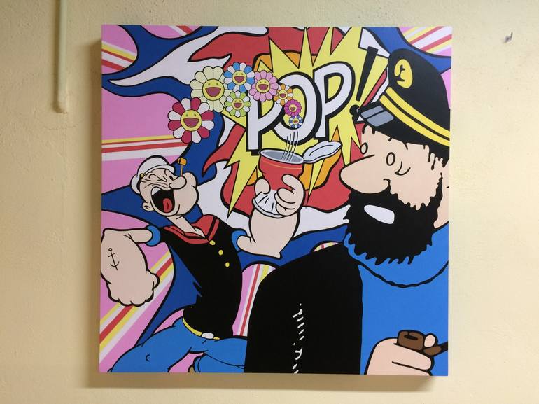 Original Pop Art Popular culture Painting by Alejandro Iturralde Arquiola