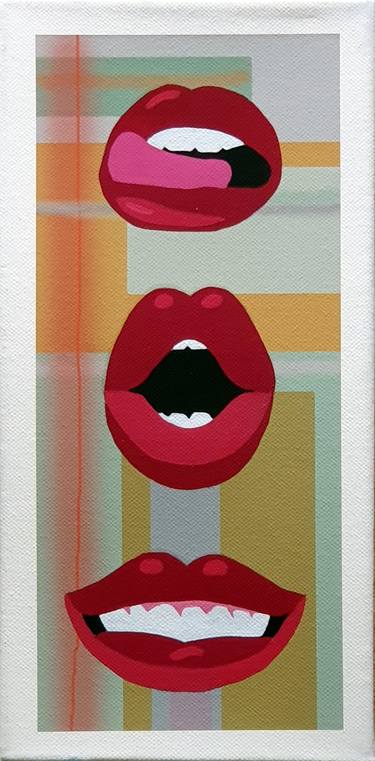 Original Pop Art Erotic Mixed Media by Robert Walker