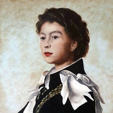 Queen Elizabeth II (After Pietro Annigoni) thumb