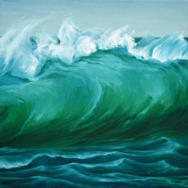 Print of Fine Art Seascape Paintings by Marion Stephan