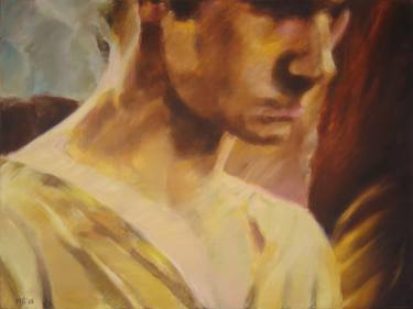 Original Fine Art Men Paintings by Marion Stephan