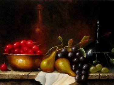 Print of Realism Still Life Paintings by Geir Ove olsen Varne