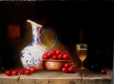 Print of Realism Still Life Paintings by Geir Ove olsen Varne