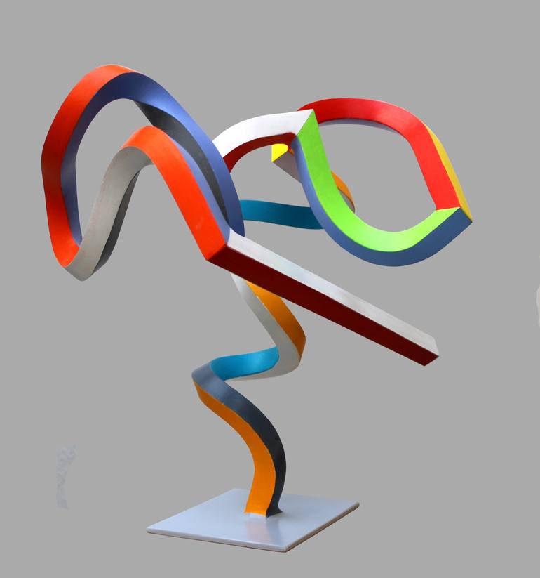 Original Abstract Sculpture by Frans Muhren