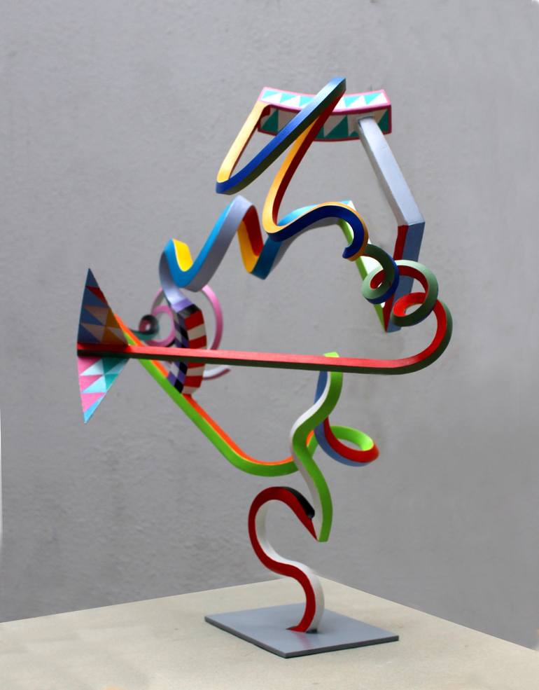 Original Abstract Sculpture by Frans Muhren