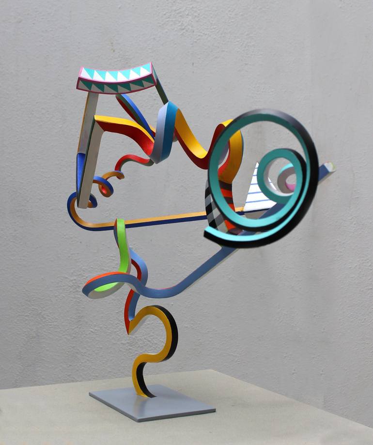 Original Abstract Sculpture by Frans Muhren