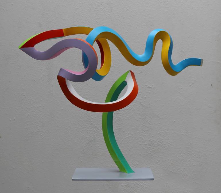 Original Abstract Sculpture by Frans Muhren