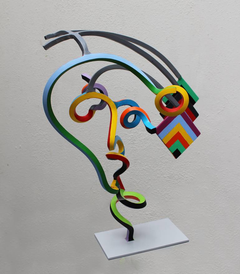 Original Abstract Sculpture by Frans Muhren