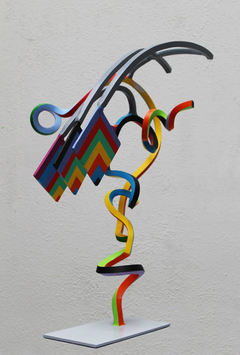 Original Abstract Sculpture by Frans Muhren