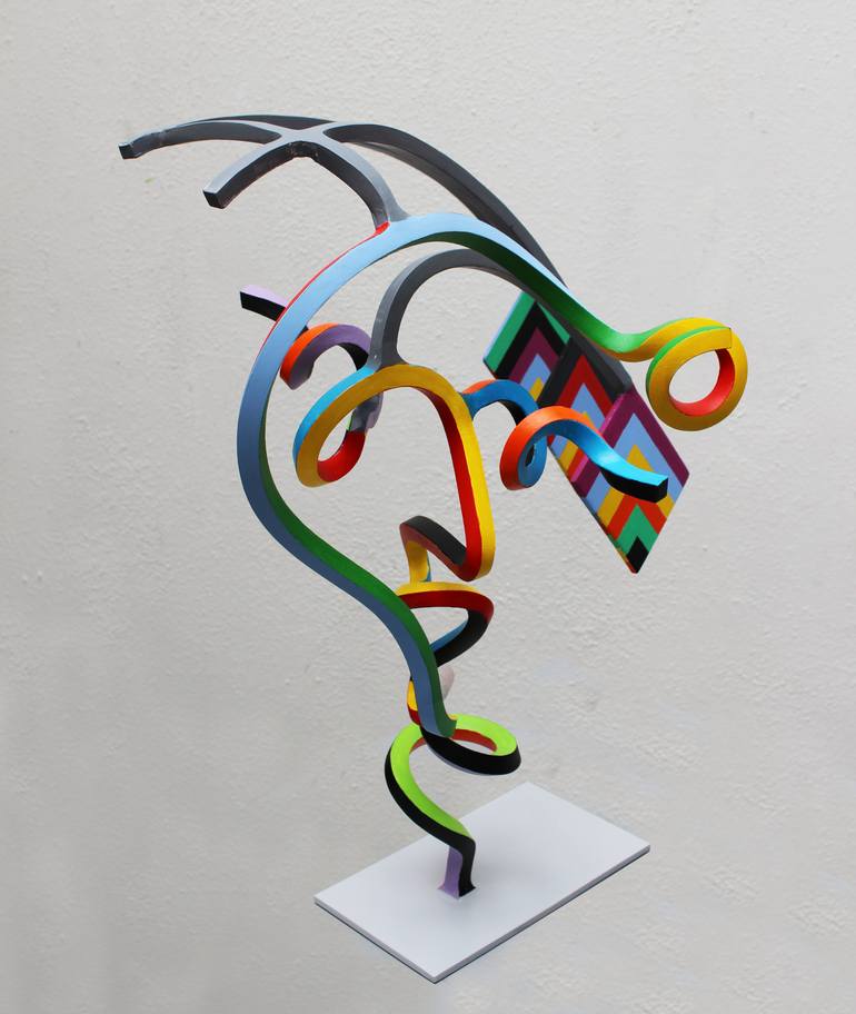 Original Abstract Sculpture by Frans Muhren