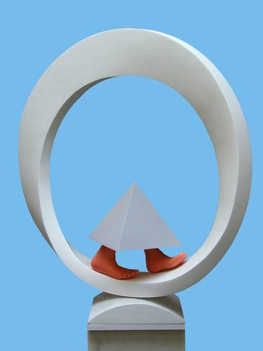 Original Dada Science/Technology Sculpture by Frans Muhren