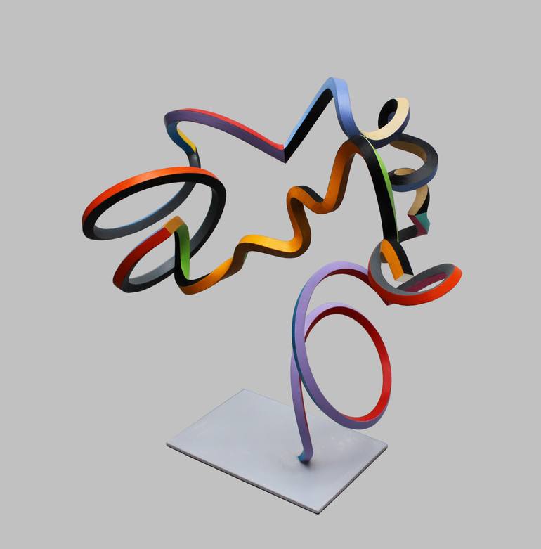 Original Abstract Sculpture by Frans Muhren