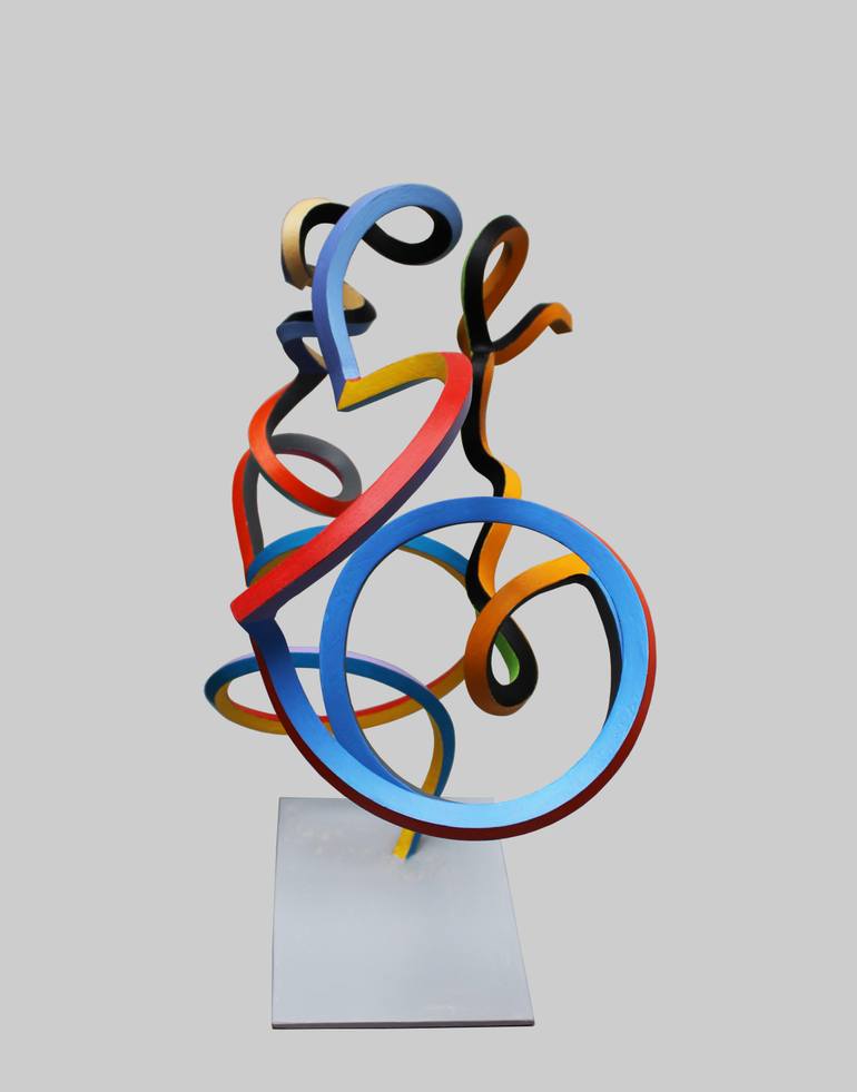 Original Abstract Sculpture by Frans Muhren
