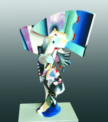 Original Abstract Sculpture by Frans Muhren