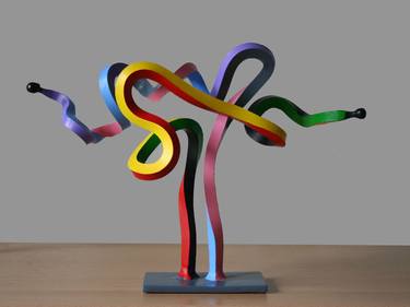 Original Abstract Fantasy Sculpture by Frans Muhren