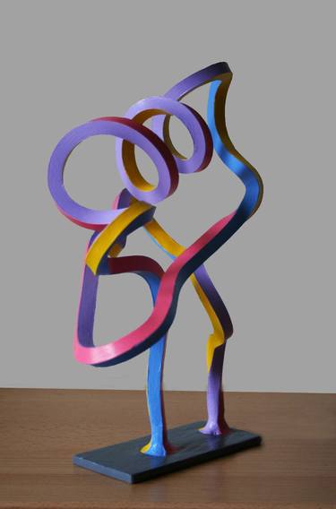 Original Abstract Fantasy Sculpture by Frans Muhren