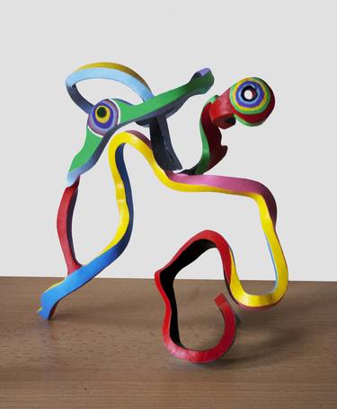 Original Abstract Sculpture by Frans Muhren