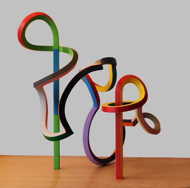 Original Abstract Sculpture by Frans Muhren