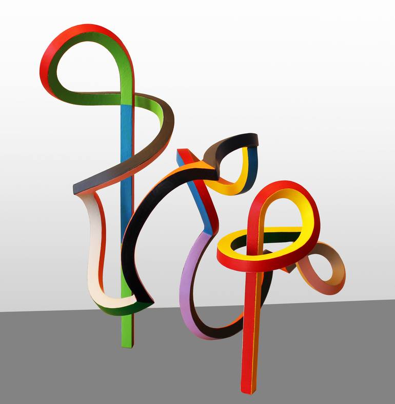 Original Abstract Sculpture by Frans Muhren