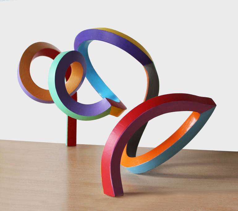 Original Abstract Sculpture by Frans Muhren