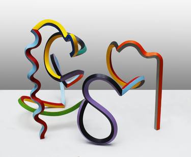 Original Abstract Sculpture by Frans Muhren