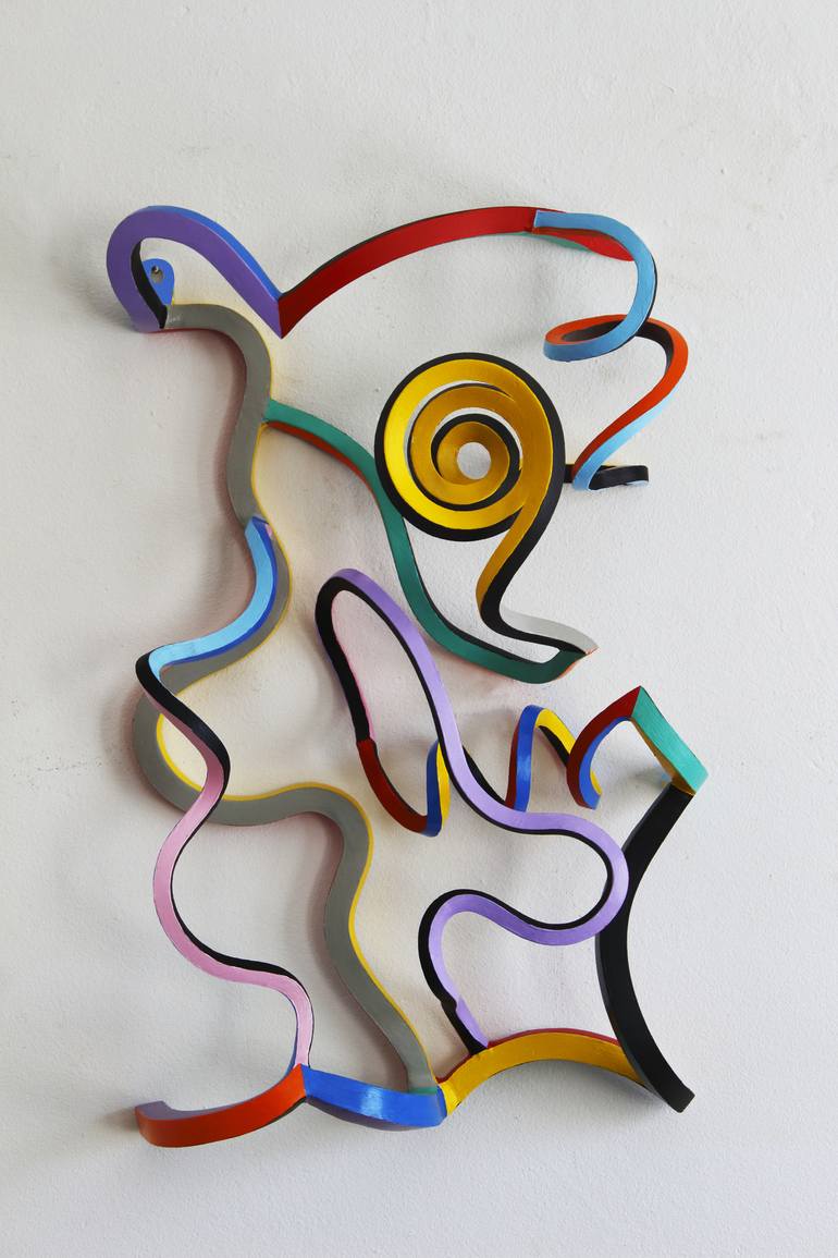 Original Abstract Sculpture by Frans Muhren