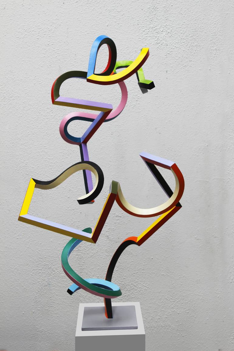 Original Abstract Sculpture by Frans Muhren