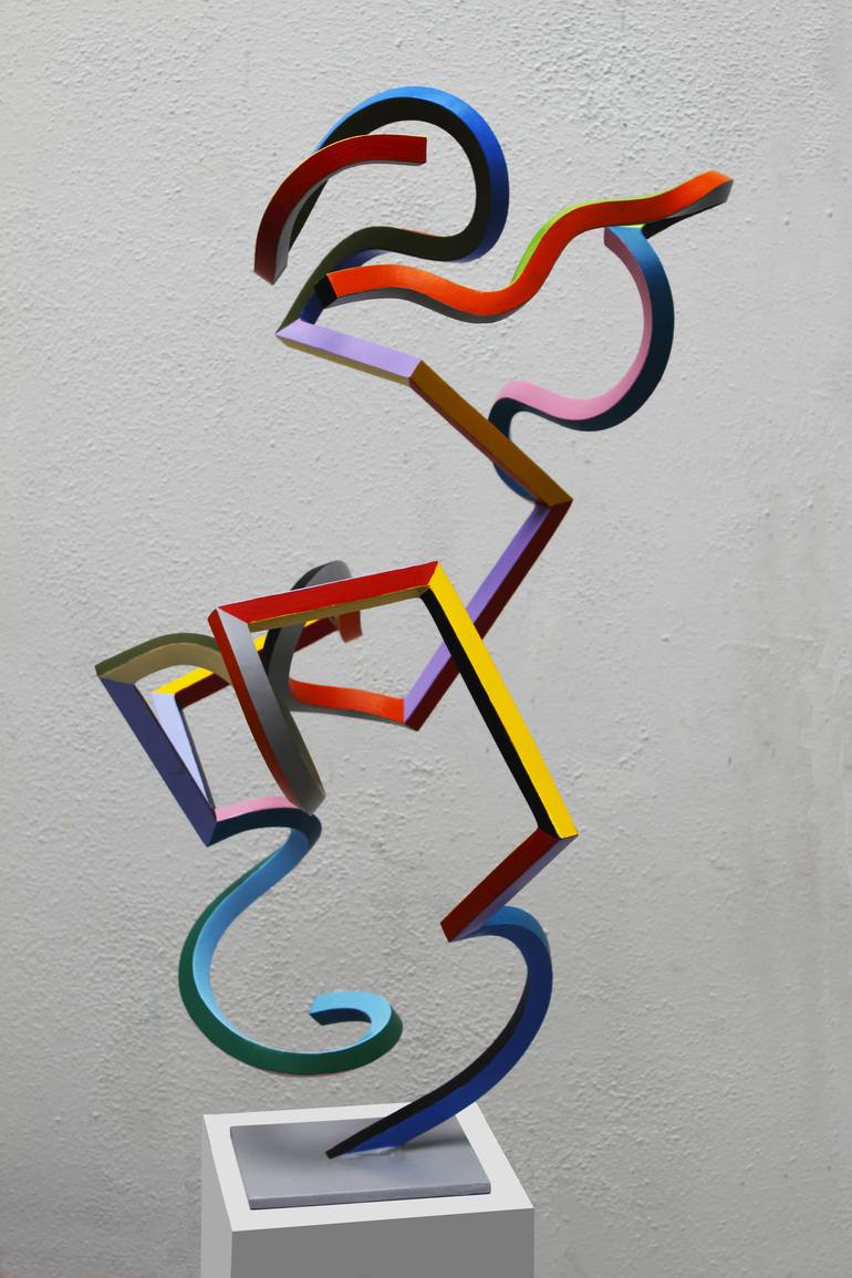 Original Abstract Sculpture by Frans Muhren