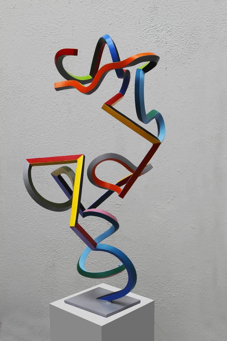 Original Abstract Sculpture by Frans Muhren