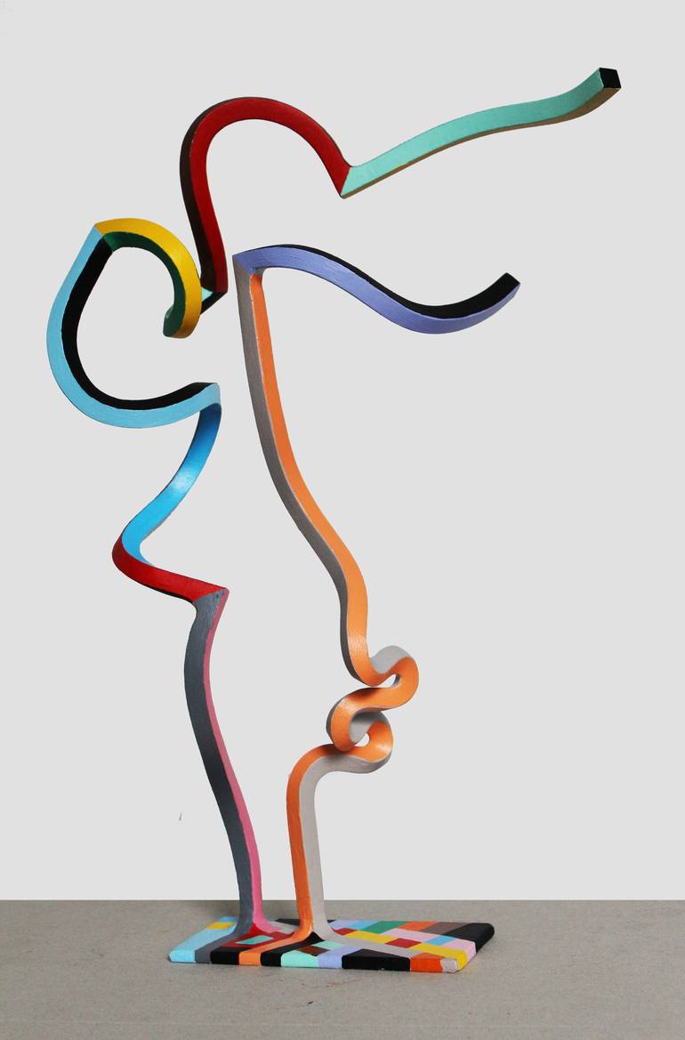 Original Abstract Sculpture by Frans Muhren