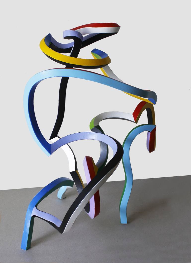 Original Abstract Sculpture by Frans Muhren