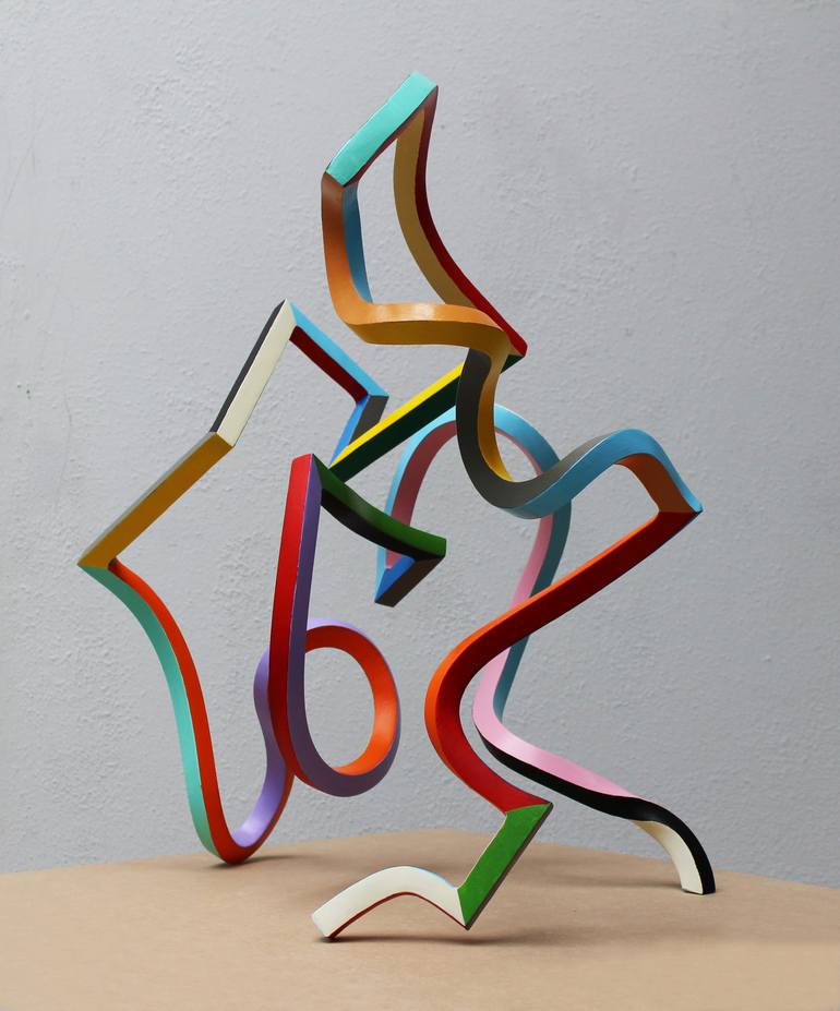 Original Abstract Sculpture by Frans Muhren